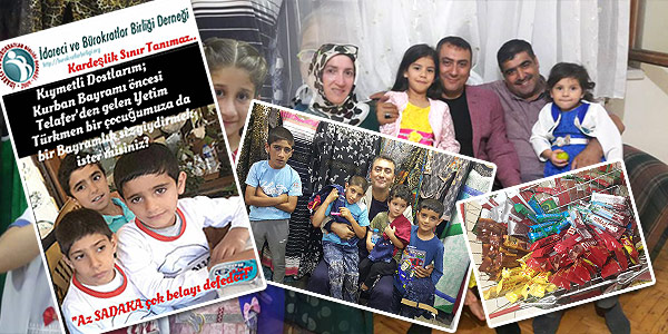 Yetim Türkmen Çocuklarına Yardım Kampanyası